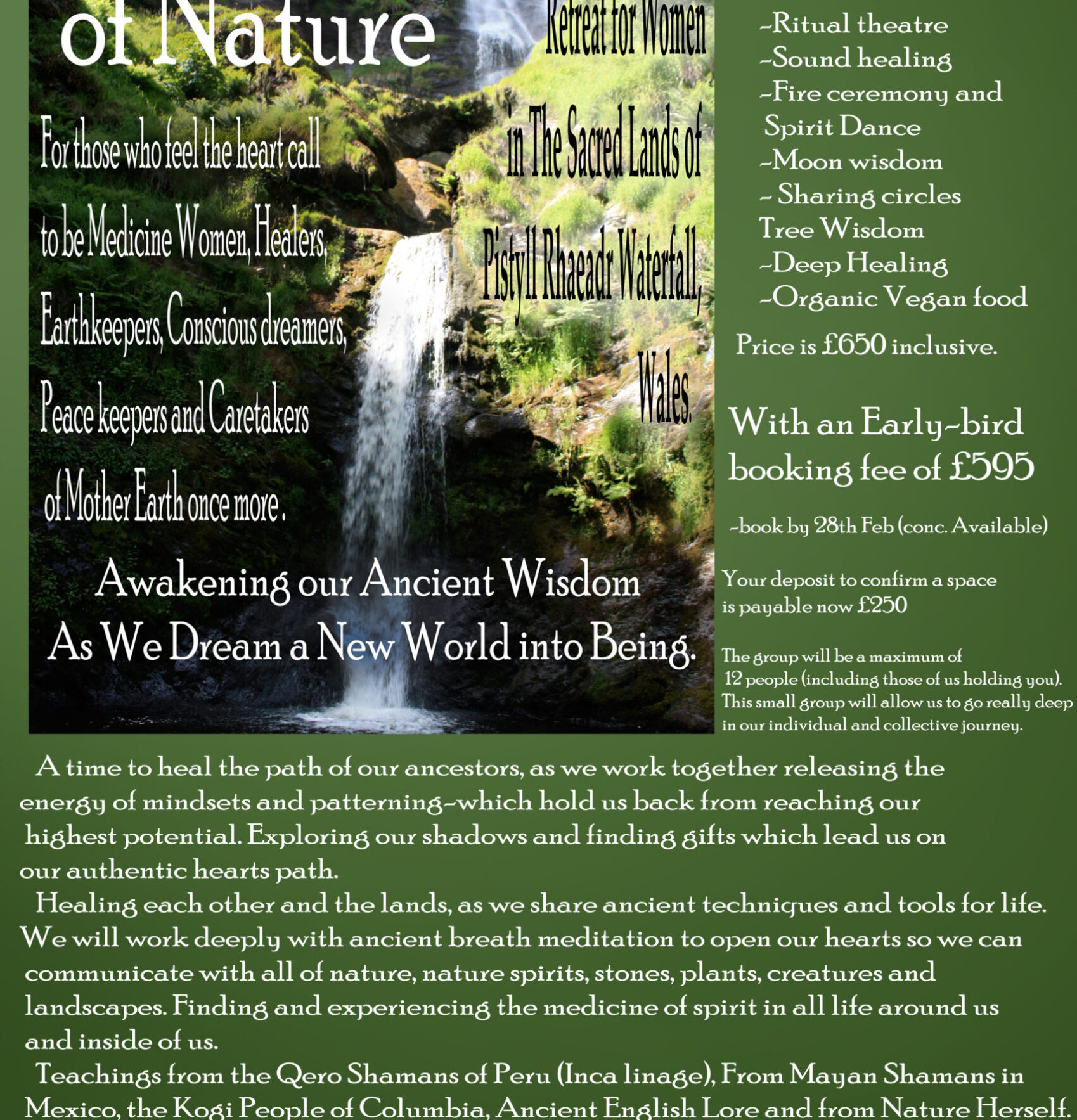 Heart of nature poster
